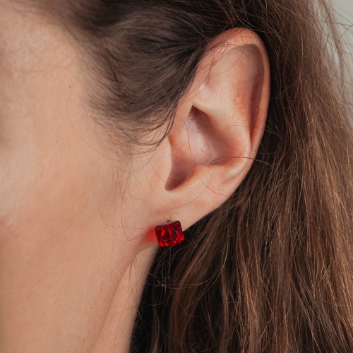 Пусеты Fiore Luna  Siam, SWE2127/1 SI S фото 4